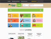 Tablet Screenshot of bppshop.sk